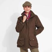 Schoffel Women's Teal Shooting Coat in Coffee Bean image