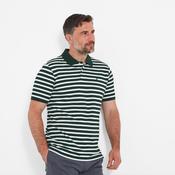 Schoffel Men's St. Ives Tailored Polo Shirt in Green Stripe image