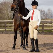 Supreme Products Women's Champion Show Rider Competition Breeches in Oatmeal Beige