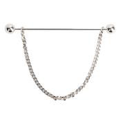Supreme Products Class Act Collar Pin in Silver