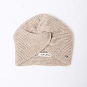 Surkana Gotu Knit Turban in Ecru