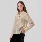 Surkana Straight Shirt in Beige image