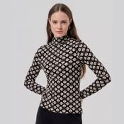 Surkana Turtleneck T-shirt in Black image