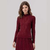 Surkana Turtleneck T-shirt in Maroon