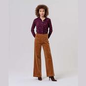 Surkana Wide Pants with Patch Pockets in Toffee image
