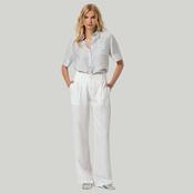 Surkana Women's Wide Leg Pants in White image