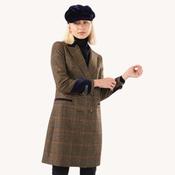 Welligogs Women's Kensington Wool Trench Coat in Midnight Blue image