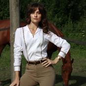 Welligogs Women's Kate Zipped Shirt in Burgundy