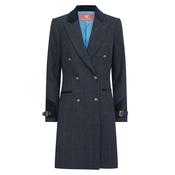 Welligogs Women's Kensington Wool Trench Coat in Navy image