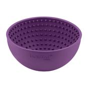 LickiMat Wobble Slow Feeding Rubber Bowl in Purple image