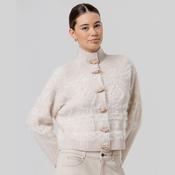 Surkana Fireplace Neckline Jacket in Ecru image