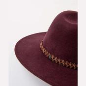 Surkana Fedora Hat in Maroon