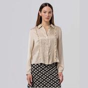 Surkana Shirt With Drawstrings in Beige image