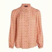 King Louie Women's Carina Blouse Sapeuse Check in Creampuff image