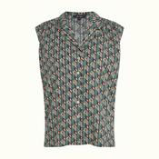 King Louie Women's July Blouse Zaidi in Jade Green image