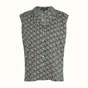 King Louie Women's July Blouse Zaidi in Jade Green image