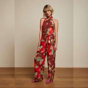 King Louie Women's Marty Halter Jumpsuit La Monia in Pecan Brown image