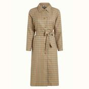 King Louie Women's Rachel Coat Siren Check in Sand image