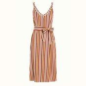 King Louie Women's Nadya Dress Cassava Stripe in Marzipan image
