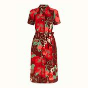 King Louie Women's Carina Tunic Dress La Monia in Pecan Brown image