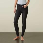 Ariat Women's Halo Denim Full Seat Breeches in Black Rinse image