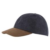 Schoffel Barnsdale Cap in Navy Herringbone Tweed image