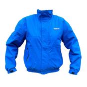 Celtic Equine Kids Breeze Up Oxford Blouson Weatherproof Winter Riding Jacket in Royal Blue image