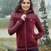 Covalliero Women's Hoodie Jacket in Merlot image