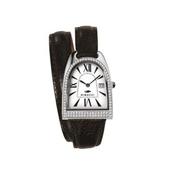 Dimacci Nicy Queen Watch in Black &amp; Silver with Swarovski Crystals image