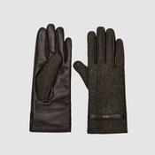 Dubarry Ballycastle Tweed Leather Gloves in Hemlock image