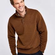 Dubarry Men's Roundwood Knitted Jumper in Nutmeg image