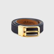 Dubarry Foynes Leather Belt in Navy &amp; Tan image