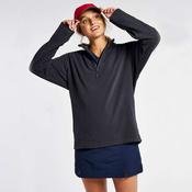 Dubarry Women's Valencia Quarter-zip Fleece Jumper in Graphite image