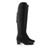 Fairfax &amp; Favor Amira Heeled Over the Knee Suede Boot in Black image