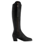 Fairfax &amp; Favor Heeled Regina Suede Boot in Black image