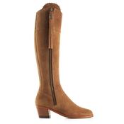 Fairfax &amp; Favor Heeled Regina Suede Boot in Tan image