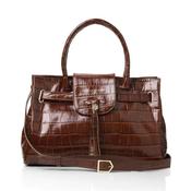 Fairfax &amp; Favor Windsor Leather Handbag in Conker image