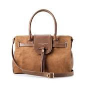 Fairfax &amp; Favor Windsor Suede Handbag in Tan image