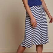 King Louie Women's Juno Panel skirt Chopito Stripe in Deep Blue image
