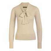 King Louie Women's Ellen Bow Top Cottonclub in Cream image