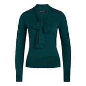 King Louie Women's Ellen Bow Top Cottonclub in Pine Green image