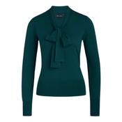 King Louie Women's Ellen Bow Top Cottonclub in Pine Green image