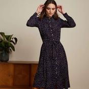 King Louie Women's Lalia Dress Abbey in Ink Blue image