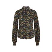 King Louie Women's Maisie Blouse in Swag Black image