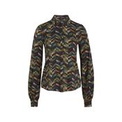 King Louie Women's Maisie Blouse in Swag Black image