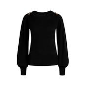 King Louie Women's Marie Bell Top Cottonclub in Black image