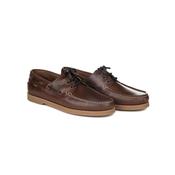 Le Chameau Men's Galion Homme Deck Shoes in Marron image