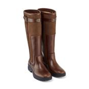 Le Chameau Women's Jameson Standard Fit Leather Boots in Caramel image