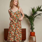 King Louie Women's Lenny Dress Keylime in Spicy Orange image