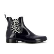 Meduse Japard Ankle Boot in Night Blue &amp; Leopard image